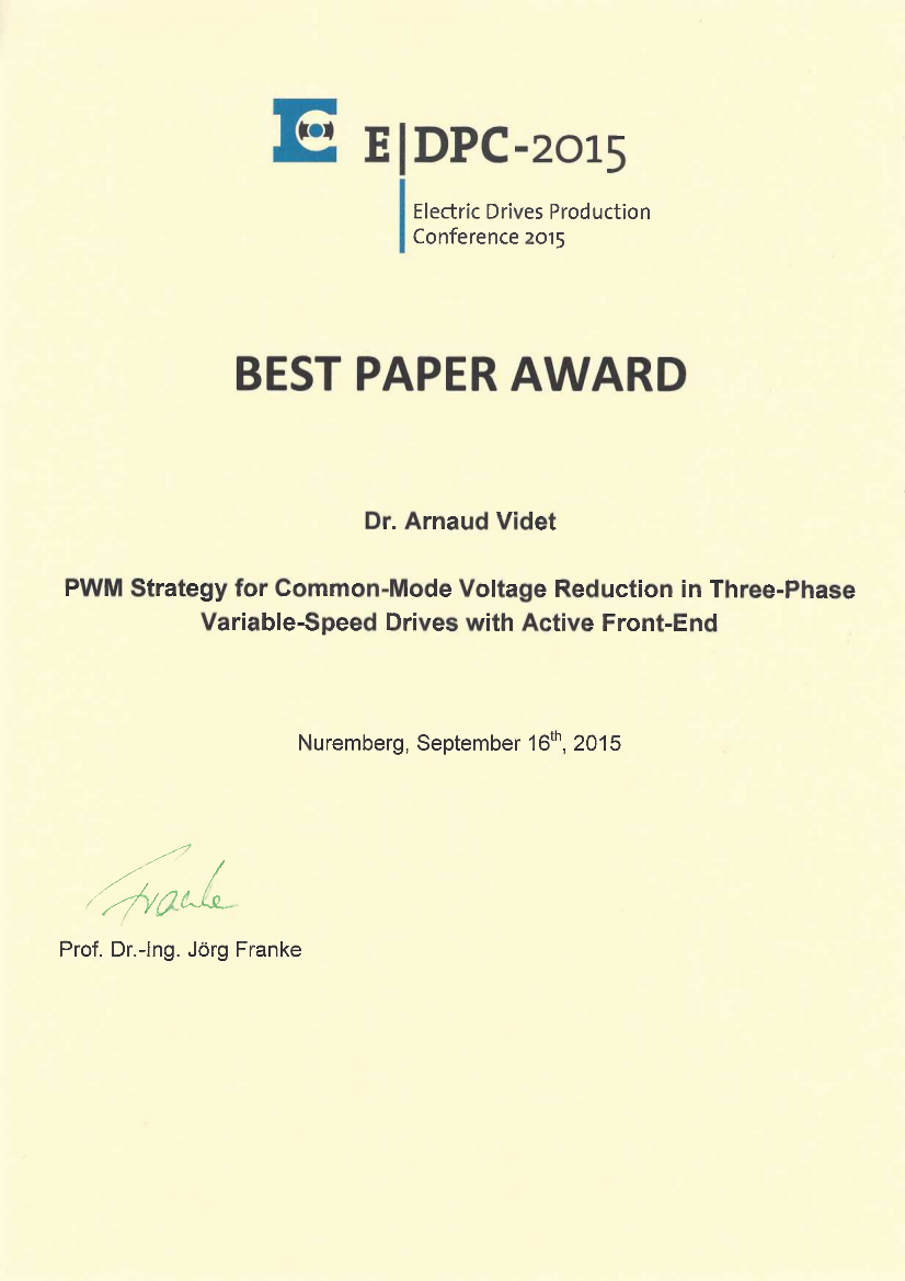 EDPC 2015 best paper